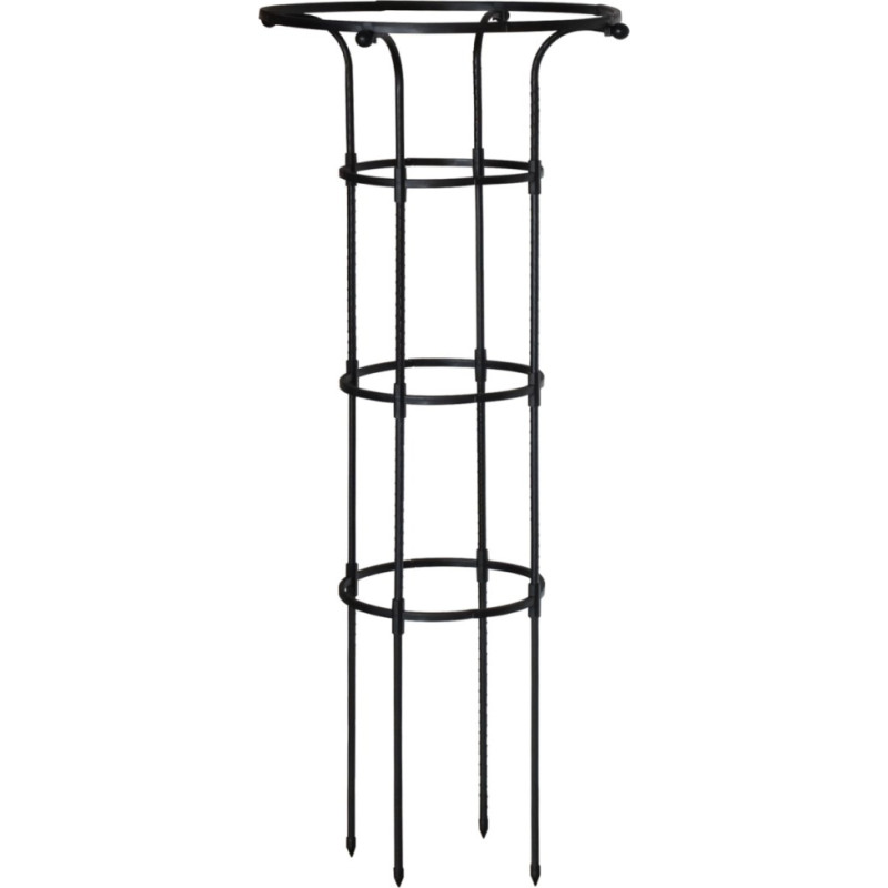 Besk Atbalsts telpaugiem D28/D50cm H125cm, melns