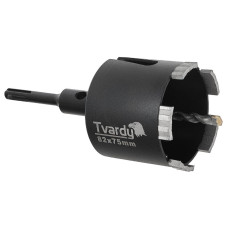 Tvardy Kroņurbis dimanta d-82mm ar sds+ adapteri M16 betonam