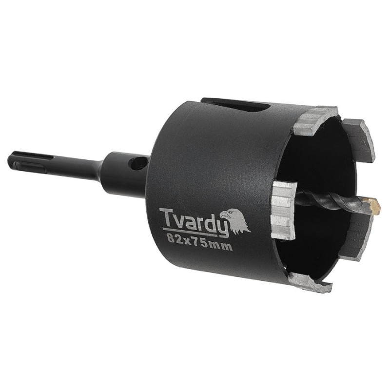Tvardy Kroņurbis dimanta d-82mm ar sds+ adapteri M16 betonam