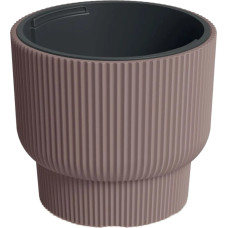 Prosperplast Puķu pods Milly zems 39.5x35cm 20L, gaiši brūns