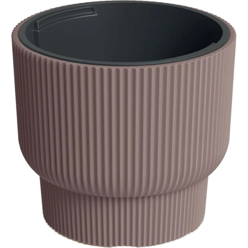 Prosperplast Puķu pods Milly zems 39.5x35cm 20L, gaiši brūns