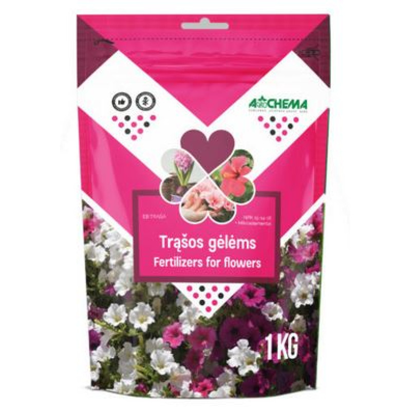 Agrochema Mēslojums ziediem 1kg