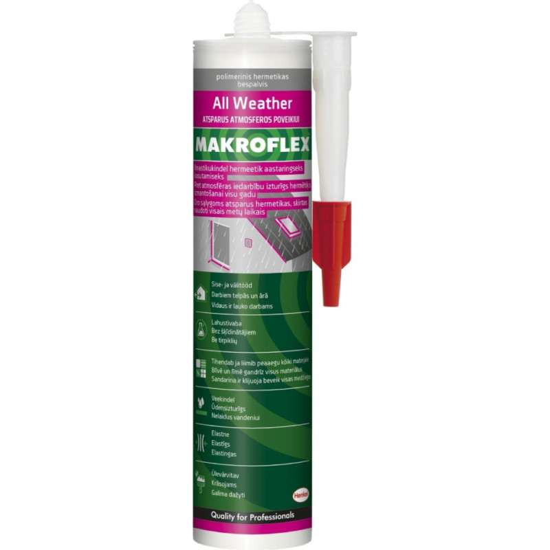 Makroflex Hermētiķis Macroflex 280ml visu laiku caurspīdīgs