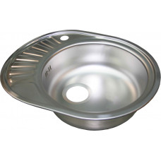 Besk Virtuves izlietne  Decor 45x57cm, iegr., labā, ar sifonu