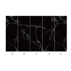 Sienas panelis BLACK MARQUINA, 280x110CM MAT