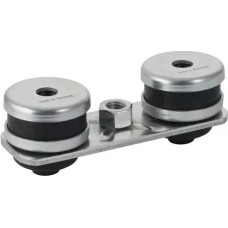 Geberit taisnstūra pamatplāksnes komplekts, divi skrūvju caurumi, ar vītni M10, 120x40mm, h=35mm