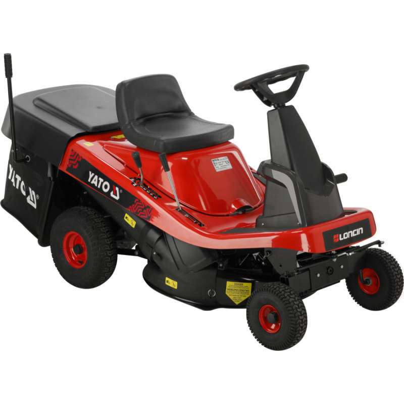 Yato Dārza traktors YATO YT-85550, 8,8 kW, 76 cm pļaušanas platums, elektriskais starteris, 5 pārnesumi, 170 l grozs