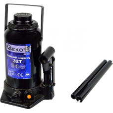 Geko Hidrauliskais pudeļdomkrats, 32 tonnas, 255-415 mm, automātiska drošības vārsts, G01057, GEKO