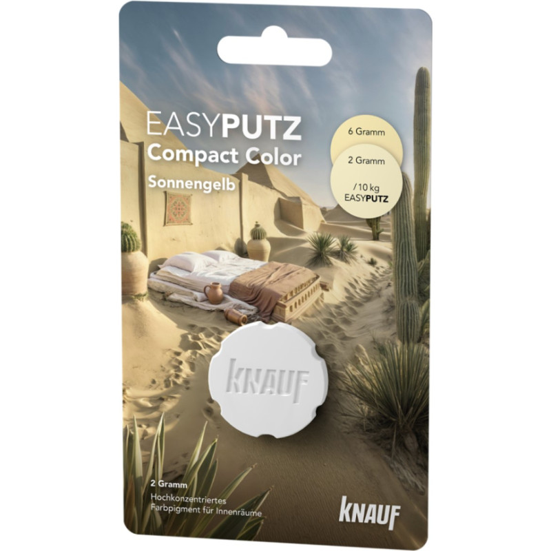 Knauf Compact Color Granulēts krāsas pigments, tuksneša dzeltens, 2g