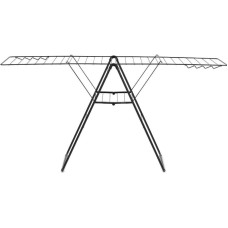 Brabantia veļas žāvētājs Hangon, 25 m, matēts melns