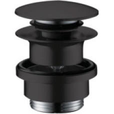 Hansgrohe izlietnes/bidē izplūde push-open, matēta melna
