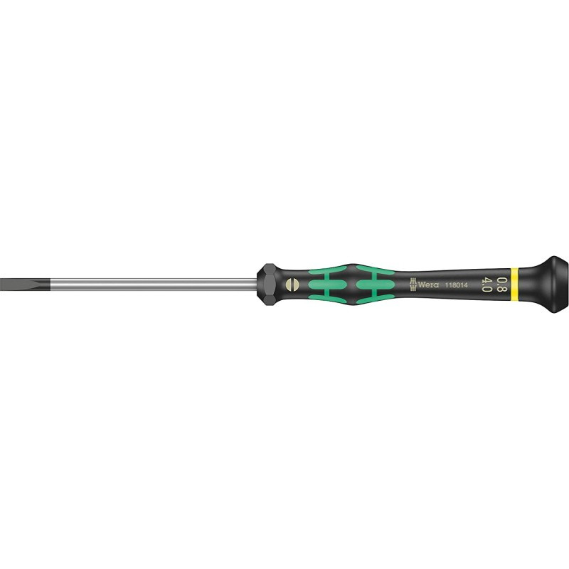 Wera Plakanais skrūvgriezis elektronikai WERA 2035 0,8x4,0x80mm