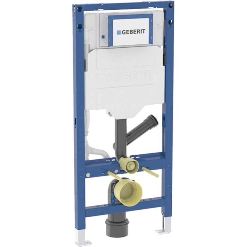 Geberit Duofix elements sienas tualetes podam, 112 cm, ar Sigma 12 cm zemapmetuma skalojamo tvertni, smaku nosūcei ar izplūdes gaisu - gab.