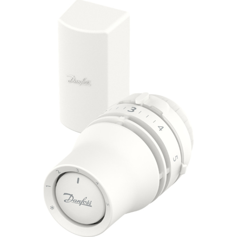Danfoss redia termostatiskais sensors Danfoss RA vārstiem. Iekļauta pretnozagšanas aizsardzība.