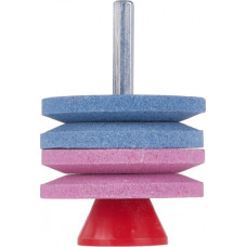 Geko Zāles pļāvēja asmeņu dubultais asinātājs, 2x53mm, HEX stiprinājums urbim, G83062, GEKO