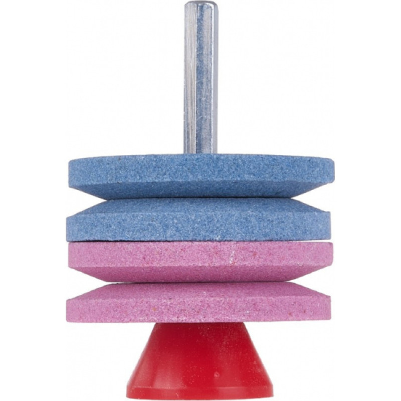 Geko Zāles pļāvēja asmeņu dubultais asinātājs, 2x53mm, HEX stiprinājums urbim, G83062, GEKO