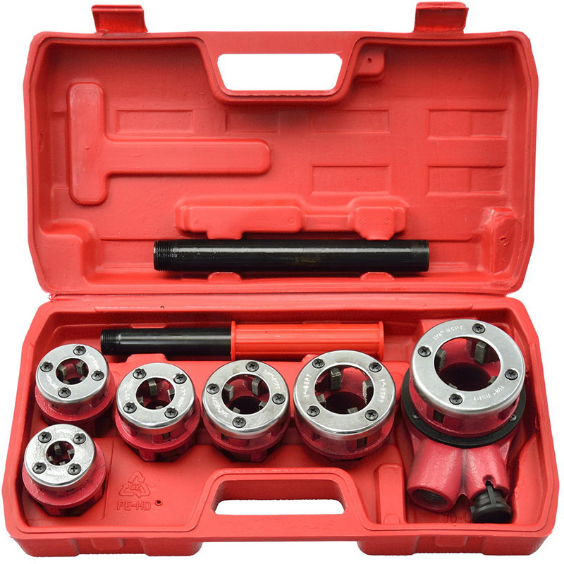 Geko Cauruļu vītņgriežu komplekts 1/4'' - 1.1/4'' (6gab.) Geko