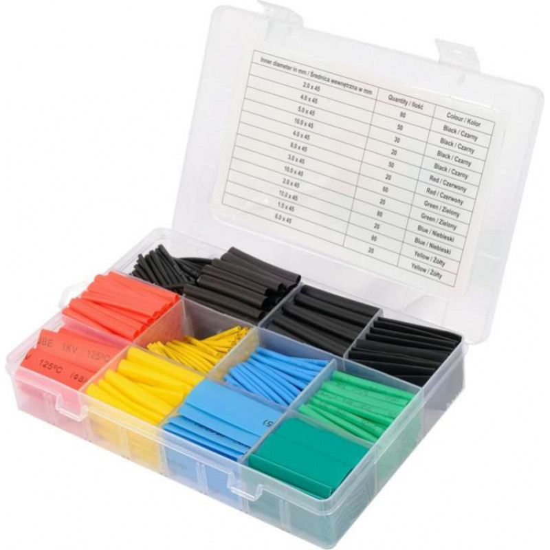 Yato Termocauruļu komplekts (530gab.) YT-068672 YATO