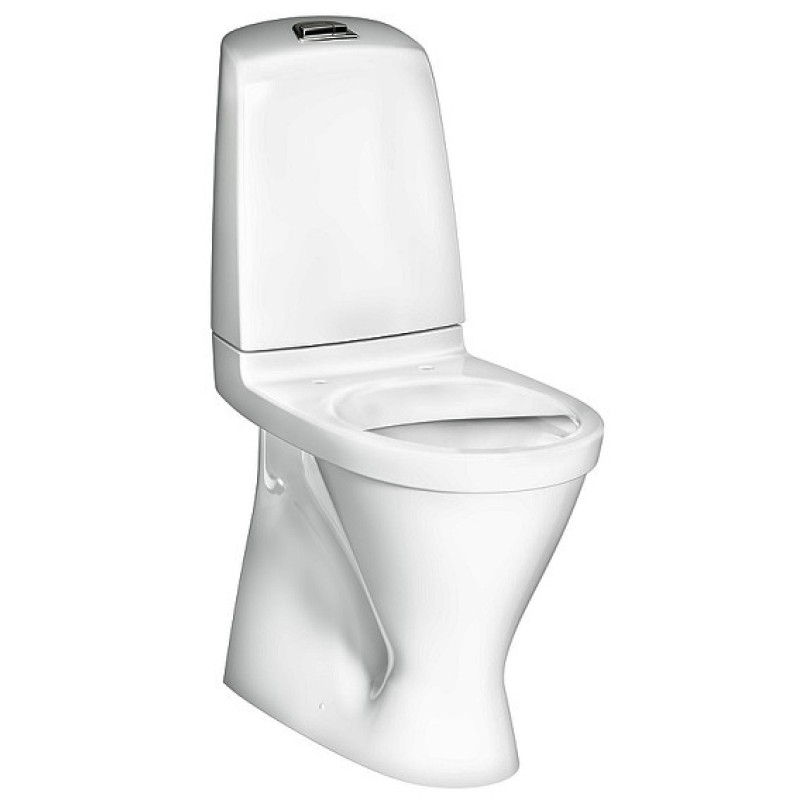 Gustavsberg pods bez vāka Nautic Hygienic Flush, 345x650 mm, paaugstināts 460 mm, vertiklāls izvads, balts