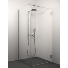 Stikla Serviss dušas stūris Giorgio, 1000x1000 mm, h=2000, hroms/caurspīdīgs stikls