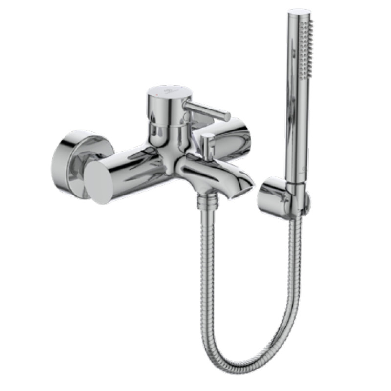 Ideal Standard vannas maisītājs Ceraline ar rokas dušas komplektu, hroms