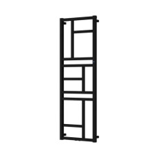 Instal Projekt dvieļu žāvētājs Mondrian, 1140x500 mm, matēts melns