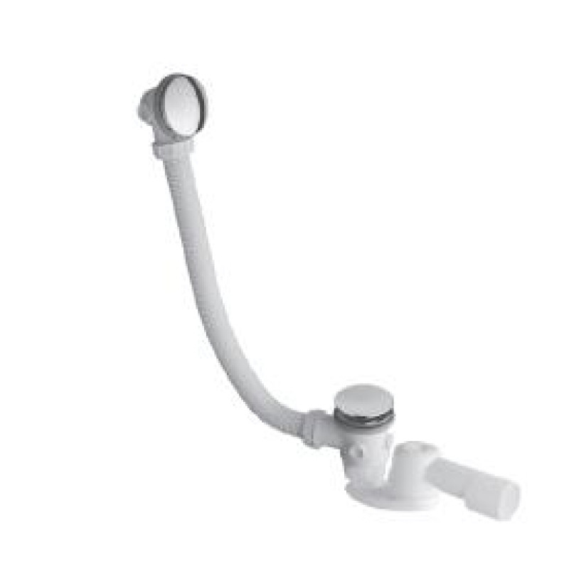 Silfra vannas sifons Up&Down, d=40/50, 1300 mm, plastmasa, hroms