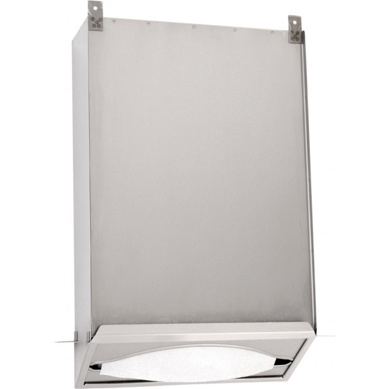 Bobrick iebuvējamais papīra dvieļu turētājs, 305 x 465 mm, stainless steel