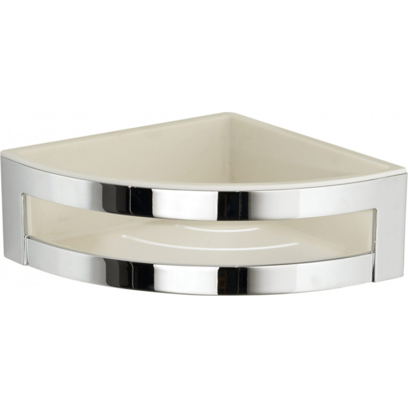 Gedy dušas režģis stūra Zante, hroms/balts