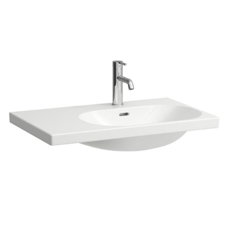 Laufen izlietne Lua, 750x460 mm, bļoda labajā pusē, balta