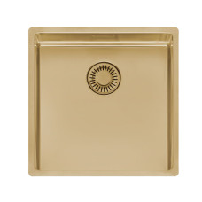 Reginox virtuves izlietne New York Comfort 40x40 (L), viena bļoda, 440x440 mm, gold II