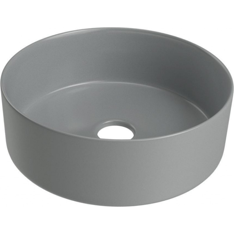 Kame izlietne Tondo, d=350 mm, pelēka keramika