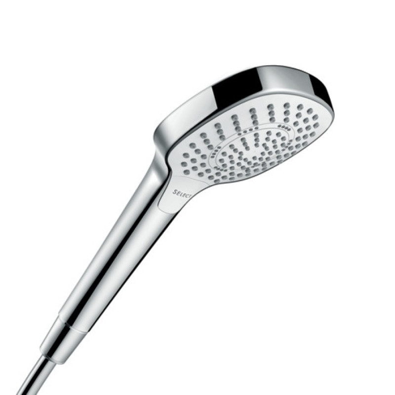 Hansgrohe rokas duša Croma Select E 110 Multi, EcoSmart 9 l/min, balta/hroms