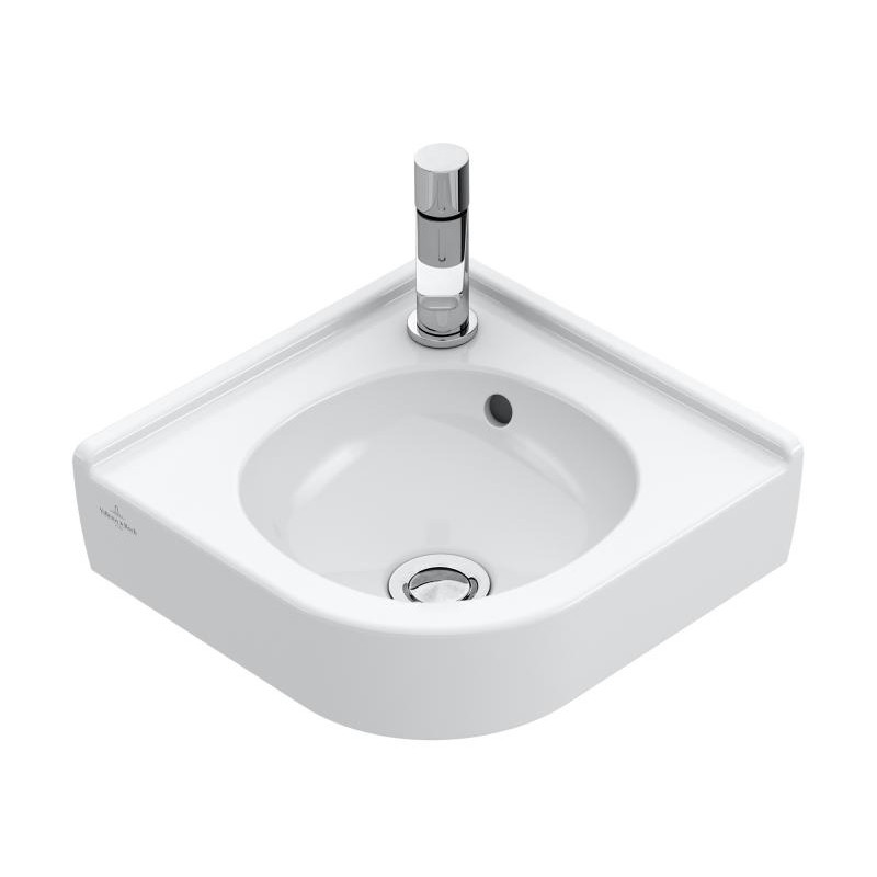 Villeroy & Boch izlietne O.novo, 320x320 mm, stūra, balta