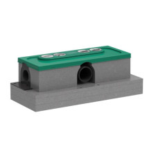 Hansgrohe dušas traps uBox Universal standarta montāžai, DN50, horizontāls