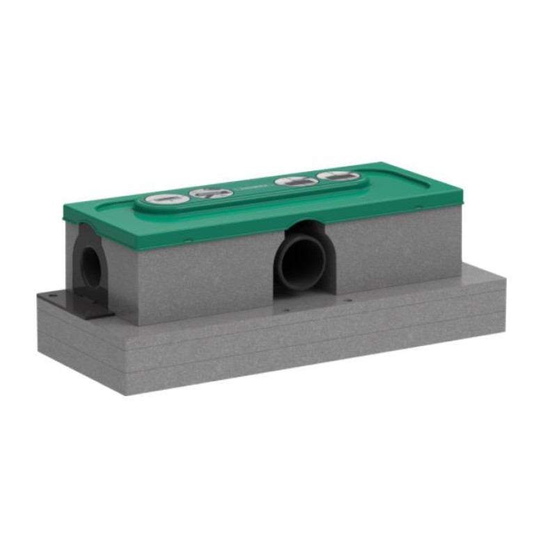 Hansgrohe dušas traps uBox Universal standarta montāžai, DN50, horizontāls
