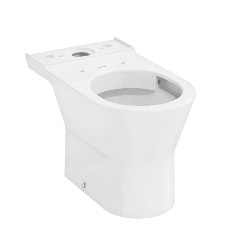 Hansgrohe poda apakša EluPura Original S rimless, 360x640 mm, horizontāls izvads, AquaChannel  Flush, balts