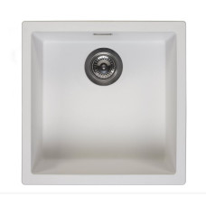 Reginox virtuves izlietne Amsterdam 40, viena bļoda, 460x460 mm, pure white