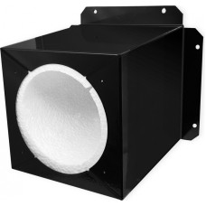 Europlast izolācijas ārsienas pagarinājums, Ø107mm, 150mm, melns