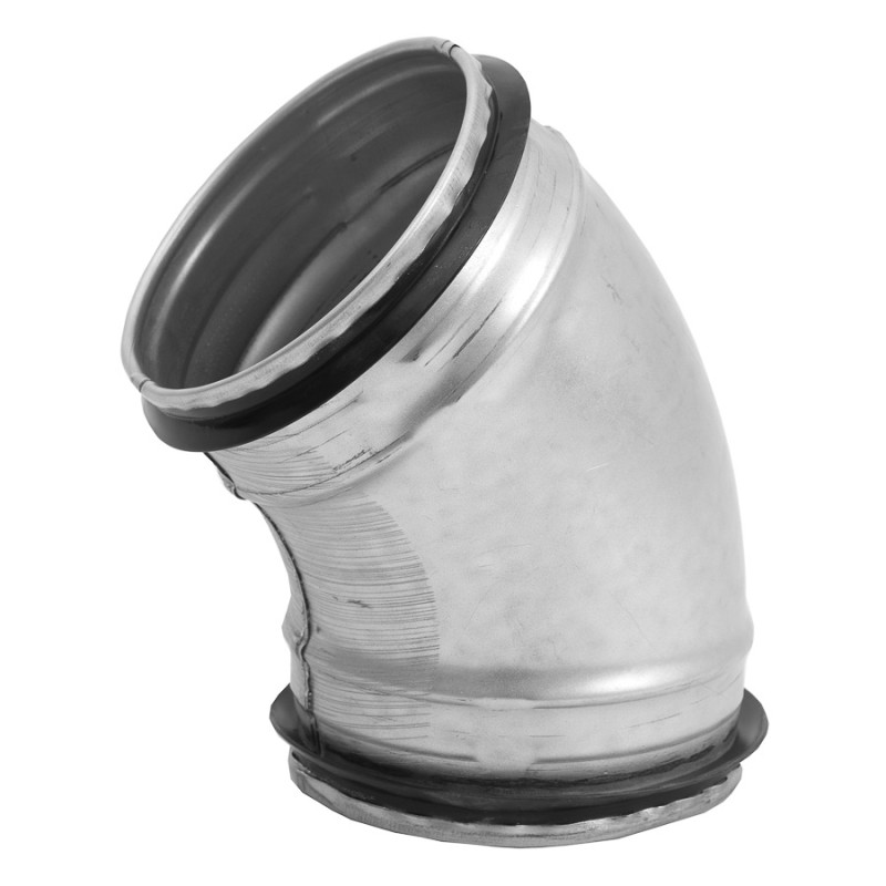 Europlast līkums metāla, 60°- Ø80mm ar gumijām, presēts