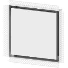 Europlast difuzors metāla, sleptās montāžas, 300x300mm - Ø150mm, balts