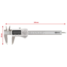 Ks Tools Digital vernier calliper, IP67, 0-150mm, 240mm, KS Tools