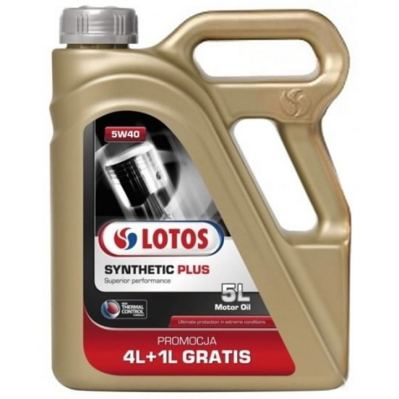 Lotos Oil Motoreļļa LOTOS SYNTHETIC PLUS 5W40 5L, Lotos Oil