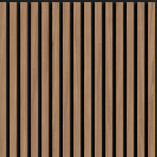 Illi Marcato Akustiskais sienas panelis, finierēts, melns filcs, 600x3000x18mm, rieksts