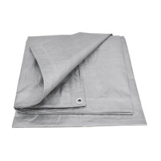 Tents – pārklājs 10 × 15 m, sudraba (120 g/m²) / gab