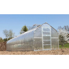 Siltumnīca KLASIKA STANDART 25 - 2,5x10m ar pamatiem un 6mm polikarbonāta pārklājumu; 4779037490547 / gab