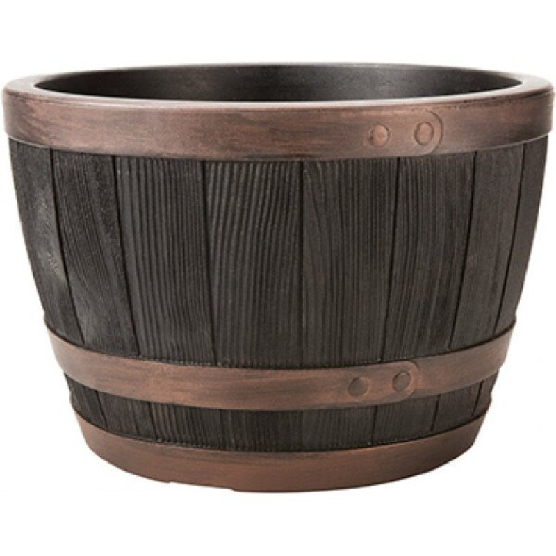 KETER BLENHEIM HALF BARREL 22L Cooper, Universāls puķu pods / gab