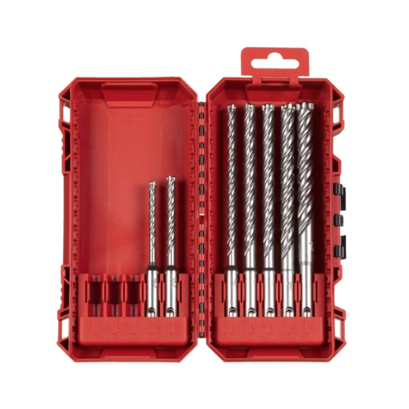 Milwaukee Accessories 7 daļu urbju komplekts MILWAUKEE SDS+ MX4