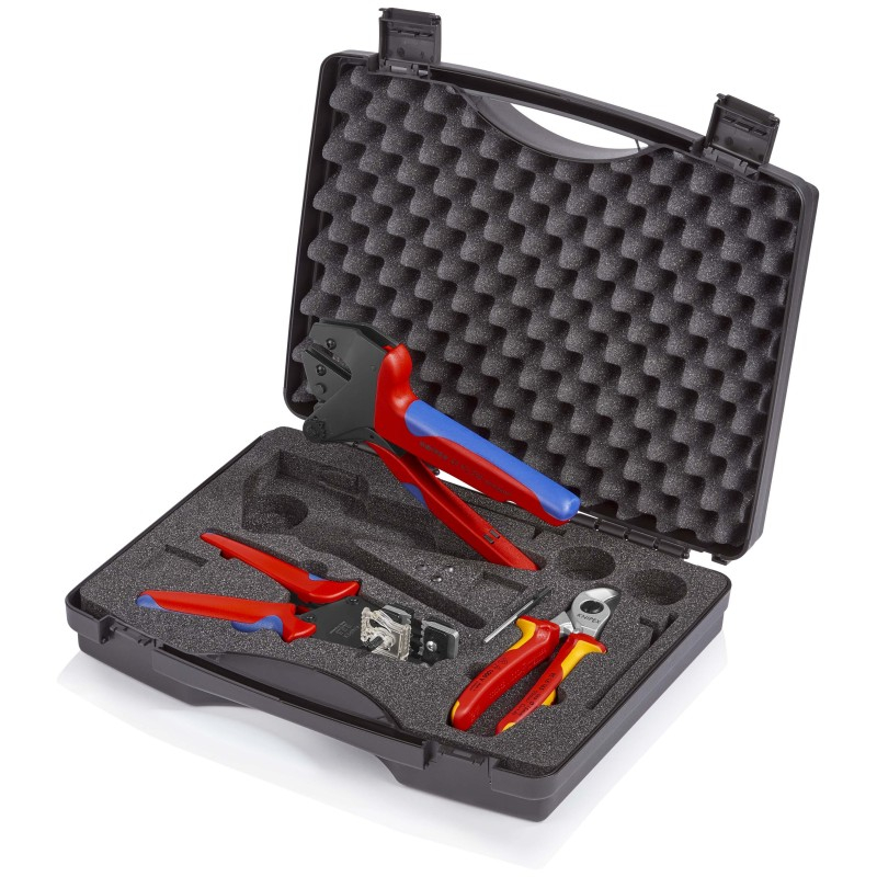 Knipex Saulės modulių jungčių apdirbimo replių rinkinys KNIPEX