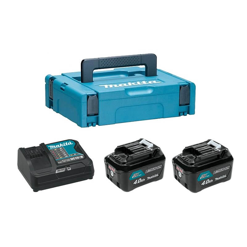 Makita Akumuliatorių ir įkroviklio komplektas MAKITA PowerPack 10,8V 4,0Ah